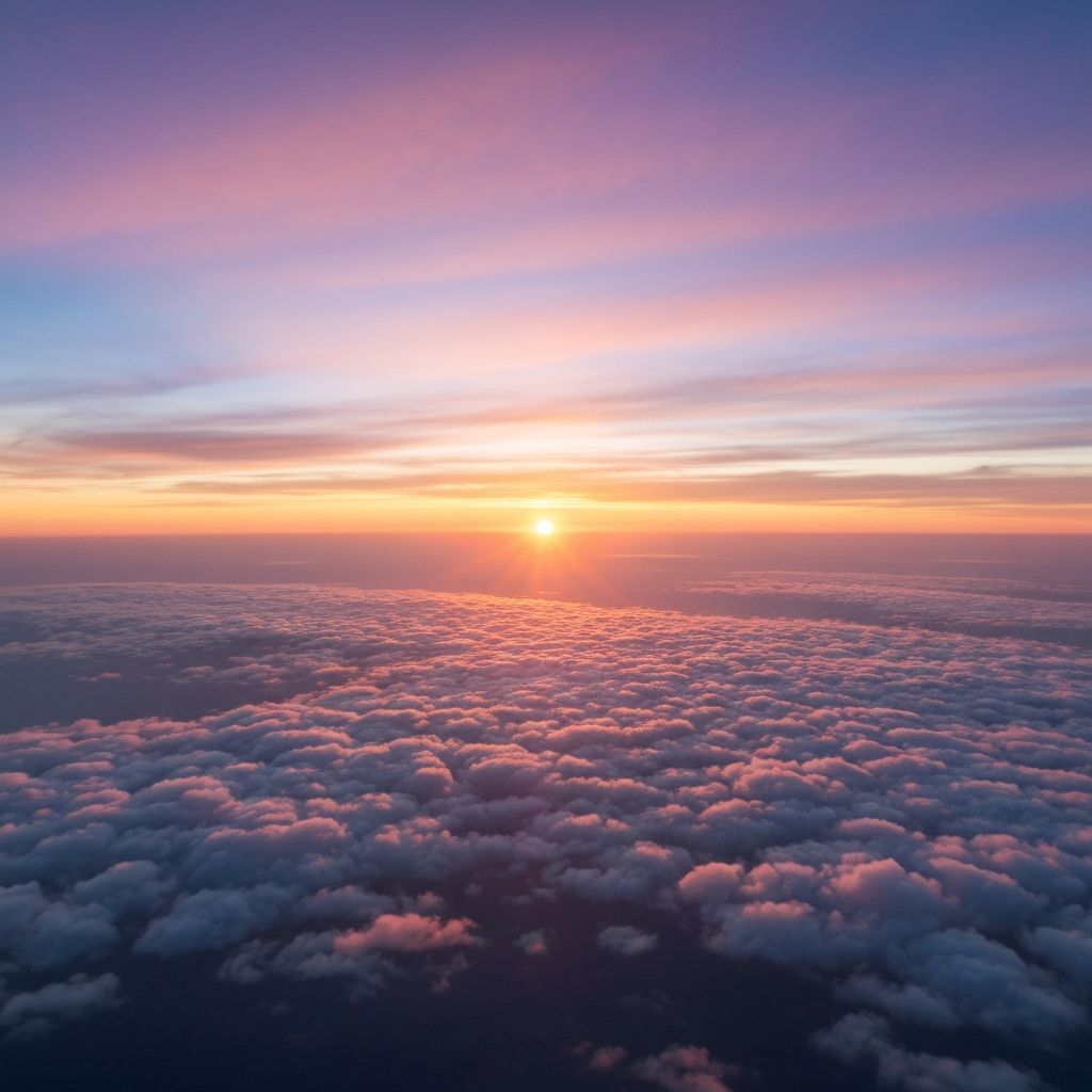 Stratosphere sunrise